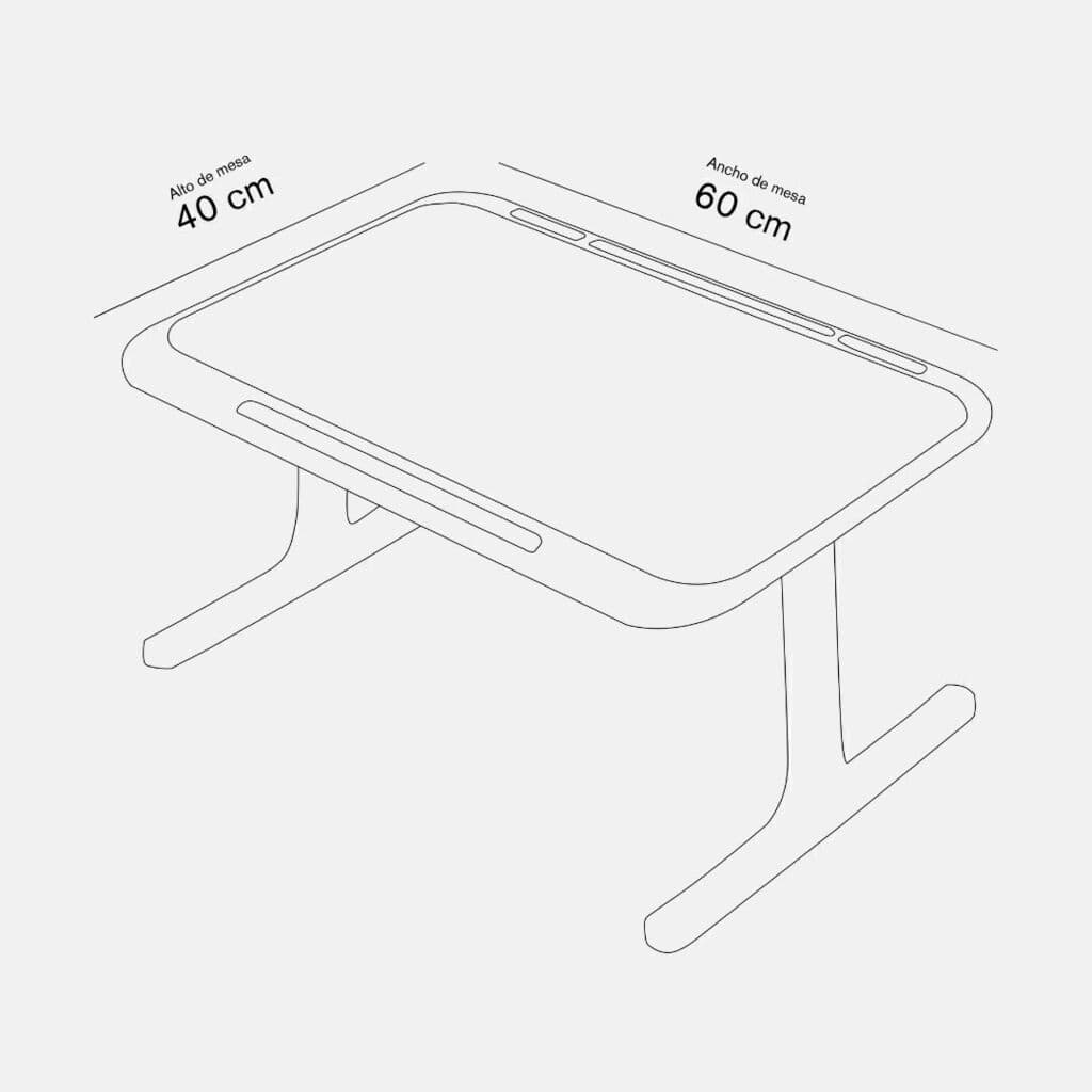 Mesa de Escritorio o Cama Plegable y Ajustable PRO – imagen 12
