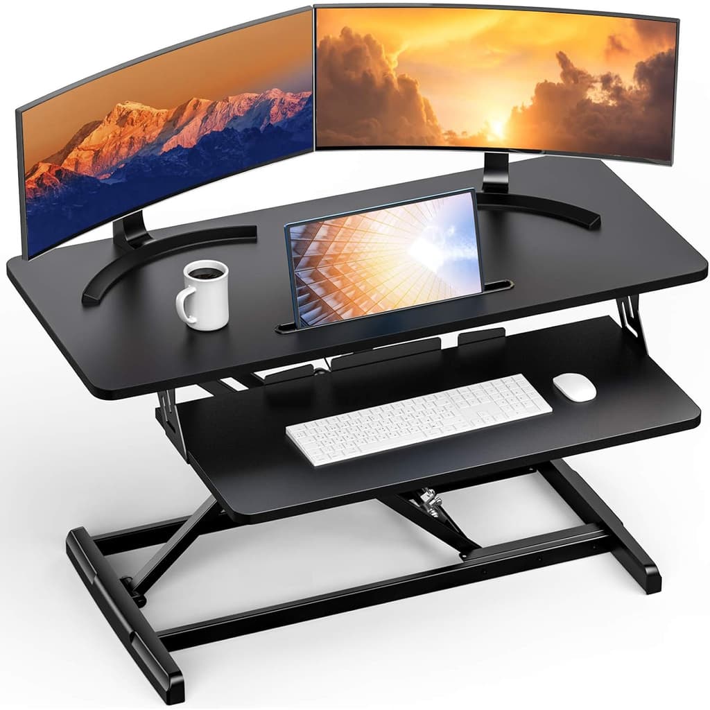 Escritorio Elevable Sobre Mesa: Altura regulable
