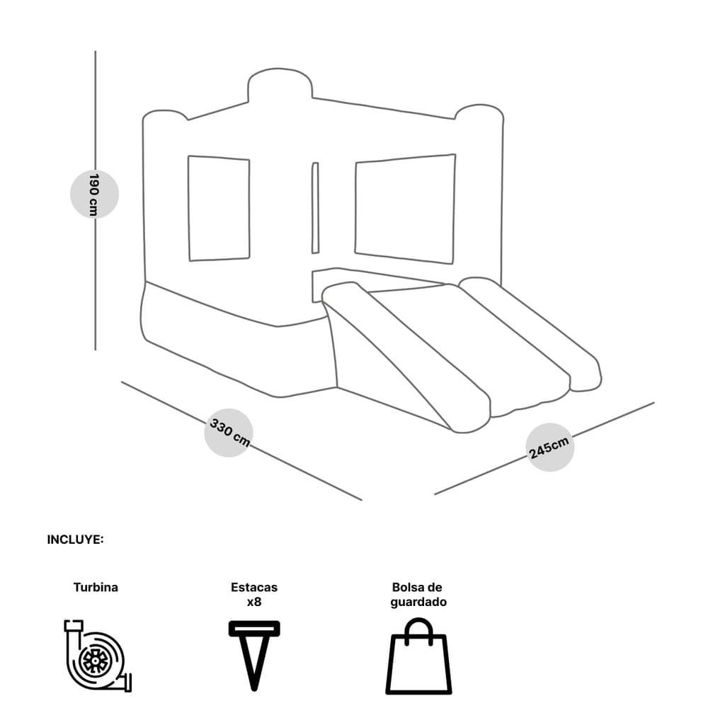 Castillo Inflable Nest Medium – imagen 10