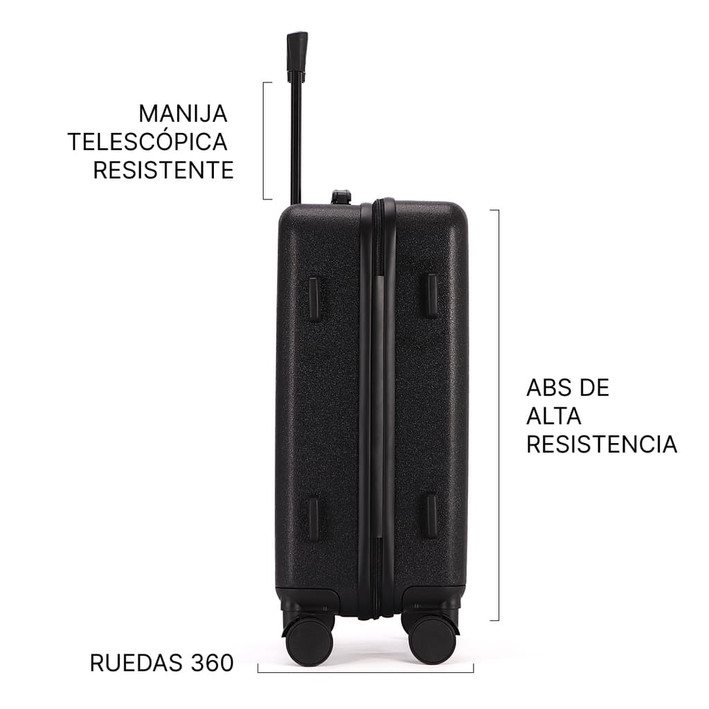 Set de 3 Valijas y 2 Bolsos – Equipaje de Viaje Completo – imagen 3
